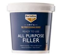 2X Bartoline 1876 All Purpose Ready Mixed Filler Plaster Wood Brick Repair 1Kg