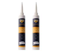 2X Bartoline 1876 Caulk Flexible Filler Decorators Acrylic Sealant Gaps 380Ml