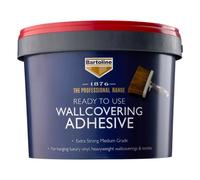 2X Bartoline 1876 Ready Mix Medium Wallcovering Adhesive For Hanging Vinyl 10Kg