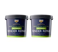 2X Bartoline 1876 Ready To Use Rapid Fill Exterior Render Repair No Cracking 5Kg