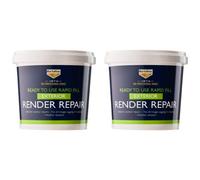2X Bartoline 1876 Ready To Use Rapid Fill Exterior Render Repair No Cracks 2.5Kg