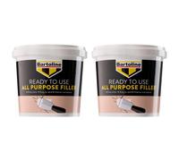 2X Bartoline All Purpose Ready Mix Filler Plaster Wood Brick Stone Repair 2.5Kg