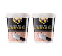 2X Bartoline All Purpose Ready Mixed Filler Plaster Wood Brick Stone Repair 600G