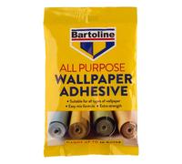 2X Bartoline All Purpose Wallpaper Adhesive Easy Mix Extra Strong 10 Roll