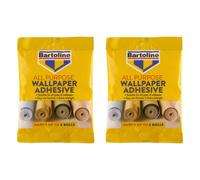 2X Bartoline All Purpose Wallpaper Adhesive Easy Mix Formula Extra Strong 5 Roll