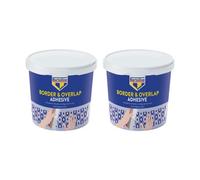 2X Bartoline Border & Overlap Adhesive High Grap Vinyl Border Wallpaper 1Kg