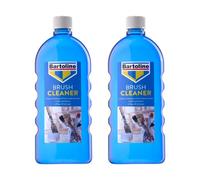 2X Bartoline Brush Cleaner Fast Acting Oil-Based Paint Stain Remover Tool 1L