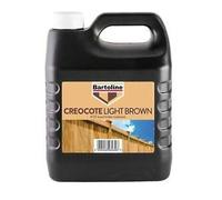 2X Bartoline Creocote Light Brown 4 Litre