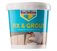 2X Bartoline Fix Grout Wall Tile Powder Fully Waterproof Cement-Based White 1Kg