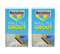 2X Bartoline Fix Grout Wall Tile Powder Fully Waterproof Cement-Based White 500G
