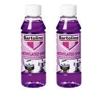 2X Bartoline Methylated Spirit Fuel Burner Camping Stove Glass Remover 250Ml