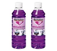 2X Bartoline Methylated Spirit Fuel Burner Camping Stove Glass Remover 500Ml