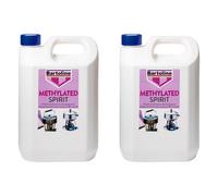 2X Bartoline Methylated Spirit Fuel Burner Camping Stove Stain Glass Remover 5L
