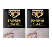 2X Bartoline Multi Purpose Powder Filler Plaster Wood Brick Stone Repair 1.5Kg