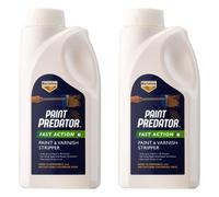 2X Bartoline Paint Predator Fast Action Paint & Varnish Stripper Easy Removal 1L