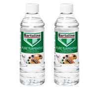 2X Bartoline Pure Turpentine Organic Oil Based Paint Cleaner Thinner 500Ml