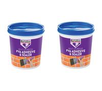 2X Bartoline Pva Adhesive & Sealer Multi-Purpose Glue Bond Agent Fast Drying 1L