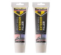 2X Bartoline Ready Mix Exterior Filler Shrink Crack Resistant White Finish 330G