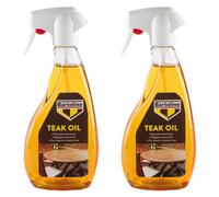 2X Bartoline Teak Oil Wood Furniture Sealer Protector Exterior Interior 500Ml