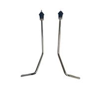2x Bass Drum Legs Replacement Floor Drum Stand Rod Percussion Floor Tom Legs