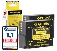 2x Batterie CGA-S002 | CGR-S002 | DMW-BM7 for Panasonic DMC-FZ1 | DMC-FZ2 | DMC-FZ3 | DMC-FZ4 | DMC-FZ5 | DMC-FZ10 | DMC-FZ15 | DMC-FZ20