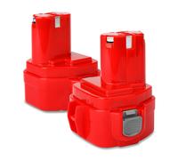 2x Battery 12V, 3Ah, for Makita 6212DWG 6311DWH 6913DH 6217D 8271D 6831DH HR160D