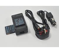 2x Battery+Charger for CGA-S/106C DMW-BCF10 DMW-BCF10E DMW-BCF10GK Lumix DMC-FH1GK DMC-F2 DMC-FH20 DMC-FH20K DMC-FH22 DMC-FH22GK