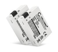 2x Battery for Canon EOS Kiss X4 EOS Kiss X6i EOS 600D EOS 700D 1020mAh