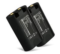 CELLONIC 2x Battery for Printer Compatible with Dymo Rhino 4200, LabelManager 420P, Rhino 5200, S0895840 - (1600mAh, 7.4V)