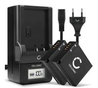 2x Battery for Panasonic DC-G110K Lumix DC-ZS200 Lumix DMC-GF6X 980mAh + Charger