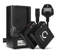 2x Battery for Panasonic DC-G110K Lumix DC-ZS200 Lumix DMC-GF6X 980mAh + Charger