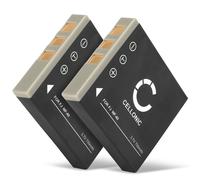 2x Battery for Pentax Optio M85 Optio E85 700mAh