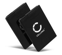 CELLONIC 2x Battery for Cordless phone Compatible with Siemens Gigaset SL400, Gigaset SL450HX, Gigaset SL78H, 4250366817255 - (850mAh, 3.7V)