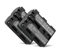 2x Battery for Sony SLT-A65 (α65) DSLR-A350 (α350) DSLR-A200 (α200) 1600mAh
