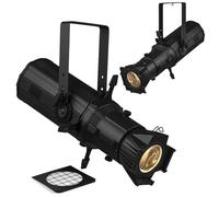 2X BeamZ Pro BTSE200 LED Profile Spot Light - 200W Warm White, 26-Degree Lens Tube, Flicker-Free COB LEDs, Stage Lighting Package, TV Lighting, Theatre Spot Light, TV Studio Lighting
