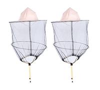 2X Beekeeping Hat, Round Beekeeper Cap, Beekeeper Hat and Veil, Beekeeping Protective Hood, Bee Keepers Hat with Net, Bee Keeper Full Face Neck, Beekeeper Head Face Protector, Beekeeper Supplies