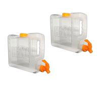 2x Beverage Dispenser for Cold Drinks 3.5l Water Canister Dispenser with Tap
