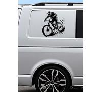 2X Bike Mountains Forrest Decals Compatible with VW Volkswagen Transporter Camper Van bk2