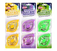 2X Bin Freshener Pods Self Adhesive Pedal Bin Lid (Random Fragrance) Lemon, Apple Or Lavender