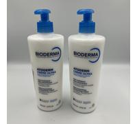 2x Bioderma Atoderm Ultra-Nourishing Moisturising Cream 500ml Normal To Dry Skin
