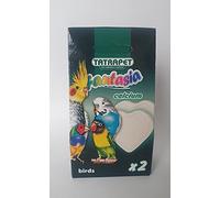 2x Birds Calcium Hearts Budgie Canary Parrot Finches Wild Bird Mineral Feed with Hooks