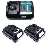 2X BL1021B Replace For Makita 12V Battery with Charger DC10WD
