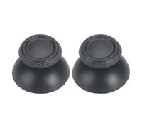 2x Black Analog Thumb Stick Replacements, Compatible with Sony Playstation 5 (PS5) controllers