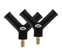 2x Black Metal V Spreader Block Fits 36" 42" 50" Landing Nets For Carp Pike Fishing