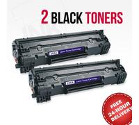 2x BLACK non-OEM Toners for HP LaserJet Pro M1212nf M1214nfh M1216nfh M1217nfw