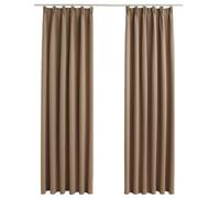 2x Blackout Curtains with Hooks Drapery Blind Multi Colours Multi Sizes vidaXL