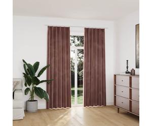 2x Blackout Curtains with Hooks Velvet Blinds Multi Colours Multi Sizes vidaXL