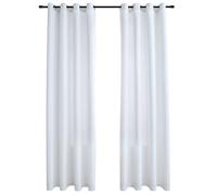 2x Blackout Curtains with Metal Rings Drapery Multi Colours Multi Sizes vidaXL