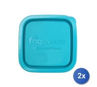 2X Blue Capsule For Frigoverre Square 7.48 In Bormioli Rocco