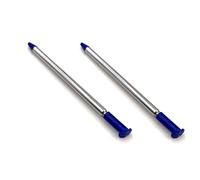 2x Blue Metal Retractable Extendable Stylus Pens, Compatible with NEW 3DS (2015)